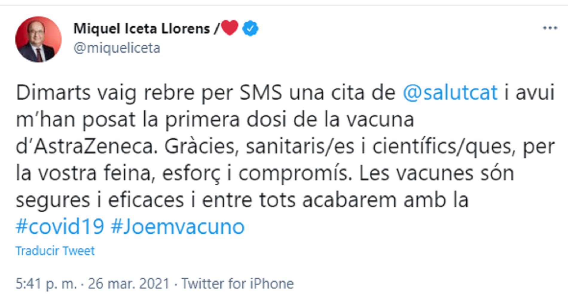 Iceta Twitter