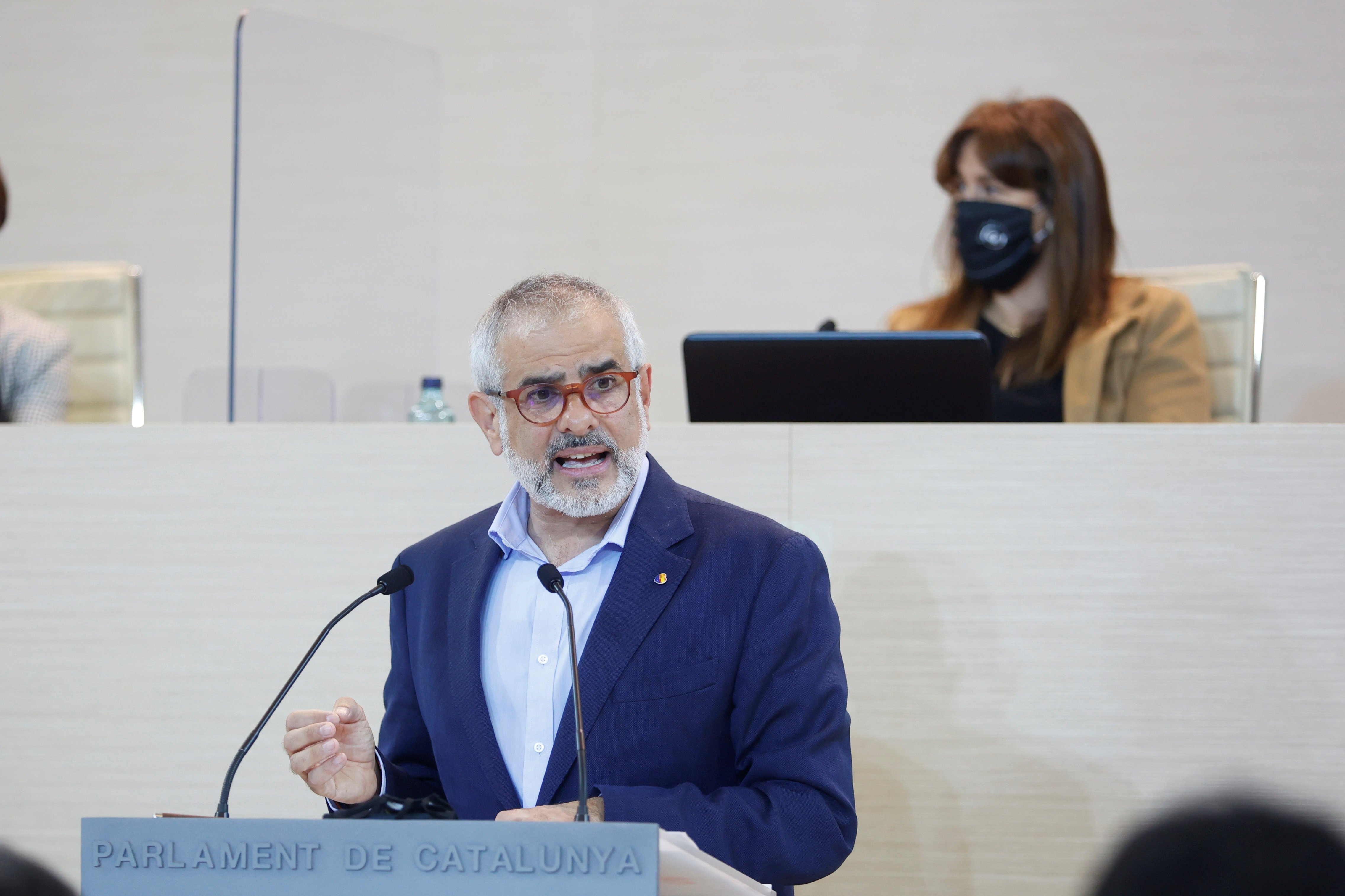 El líder de Ciutadans, Carlos Carrizosa debate de investidura ERC / EFE