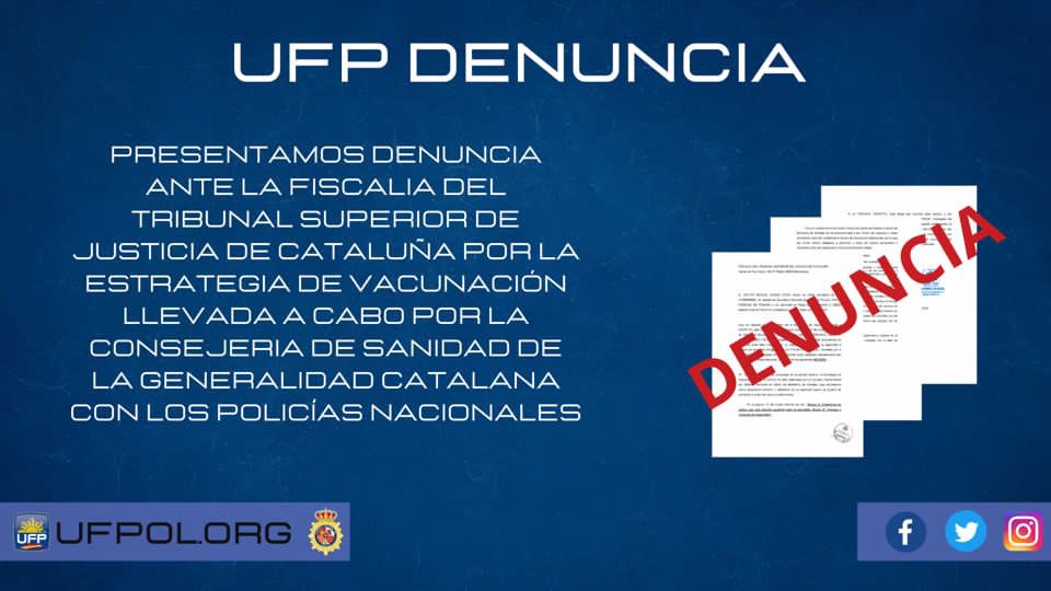 UFP Policia denuncia