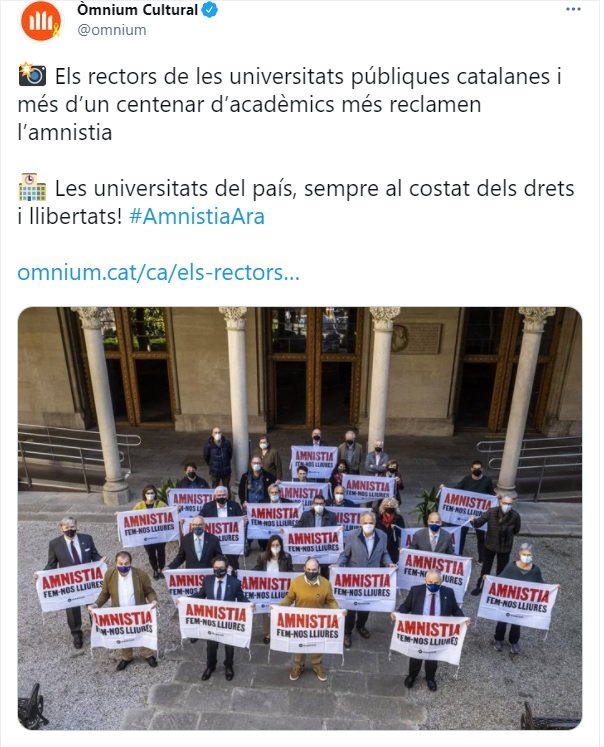 TUIT Omnium universidades amnistía