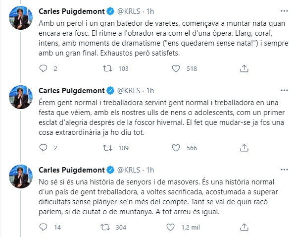 tuit puigdemont respuesta Tardà