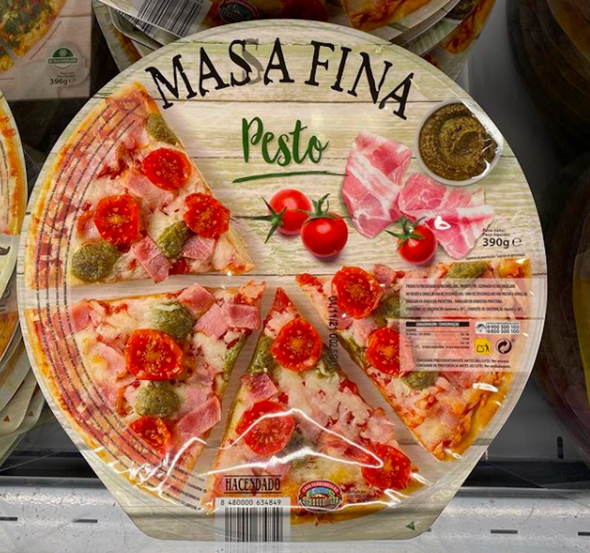 Pizza al pesto Hisendat / Instagram mercadona.novedades