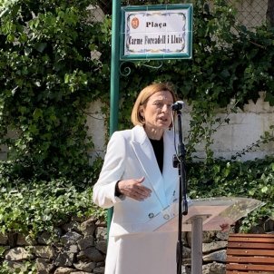 Carme forcadell plaza homenaje almoster / @Irenemont_roig Carme forcadell plaza homenaje almoster / @Irenemont_roig