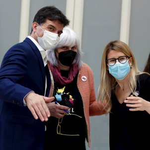 Elsa Artadi Gemma Geis Sergi Sabrià Dolors SabaterAuditori del Parlament de Catalunya investidura ERC CUP JUNTS / EFE