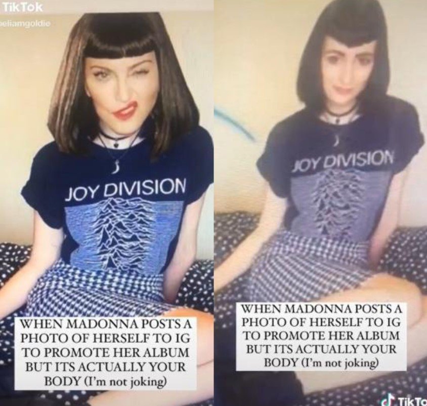 madonna tik tok