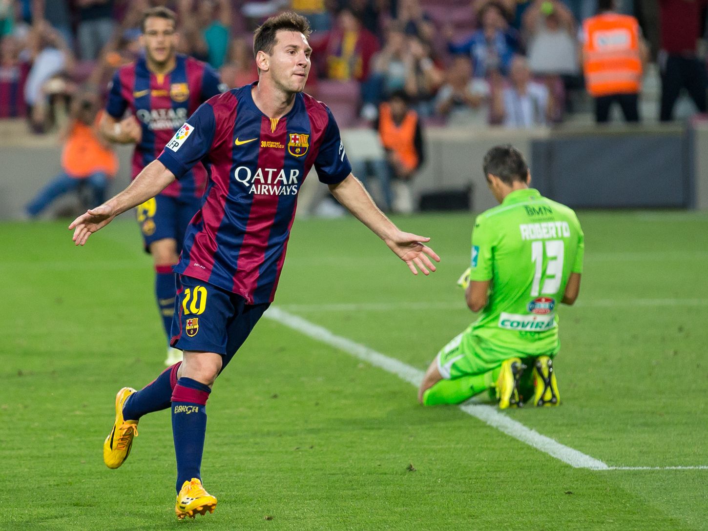 Messi, el golejador de Copes