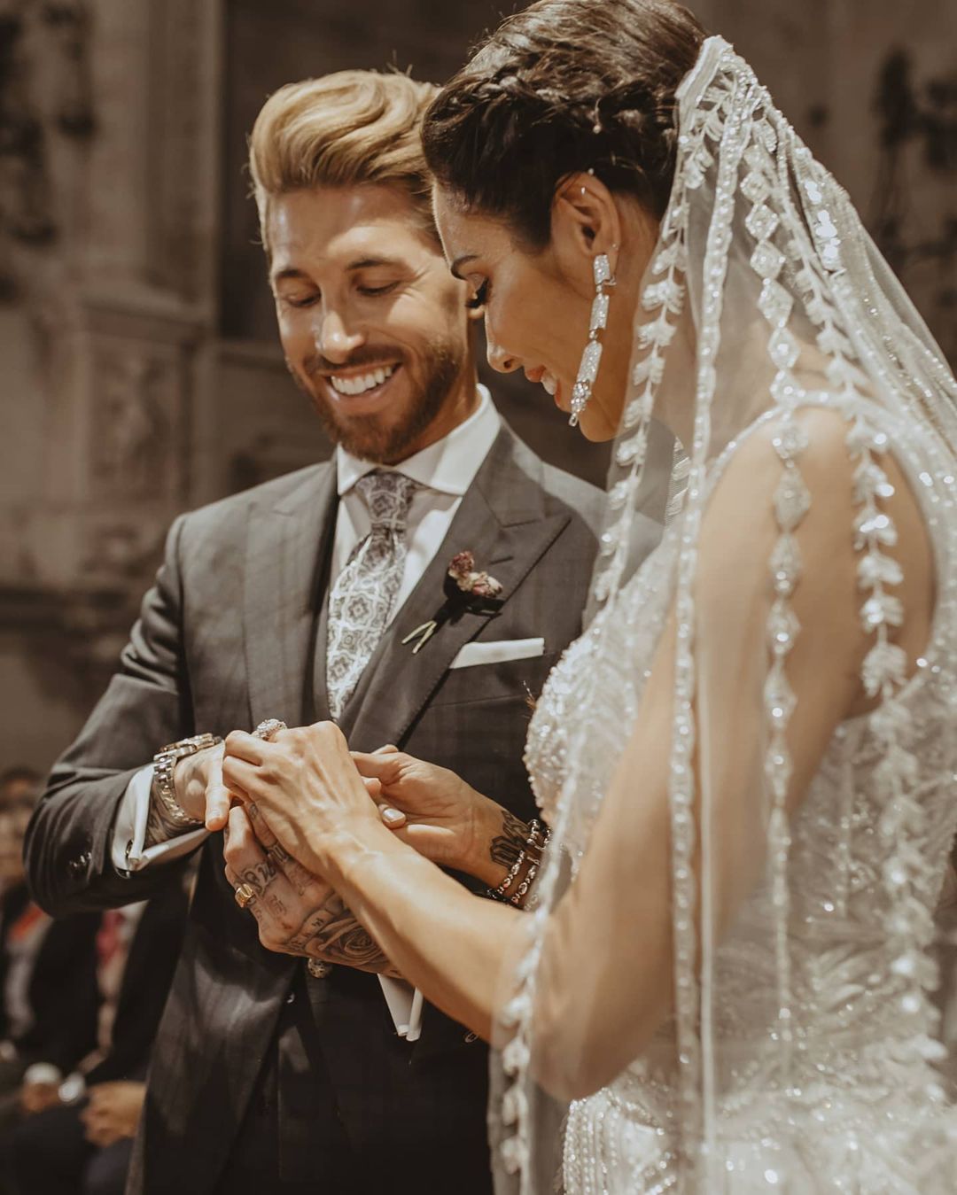 Sergio Ramos y Pilar Rubio boda @sergioramos