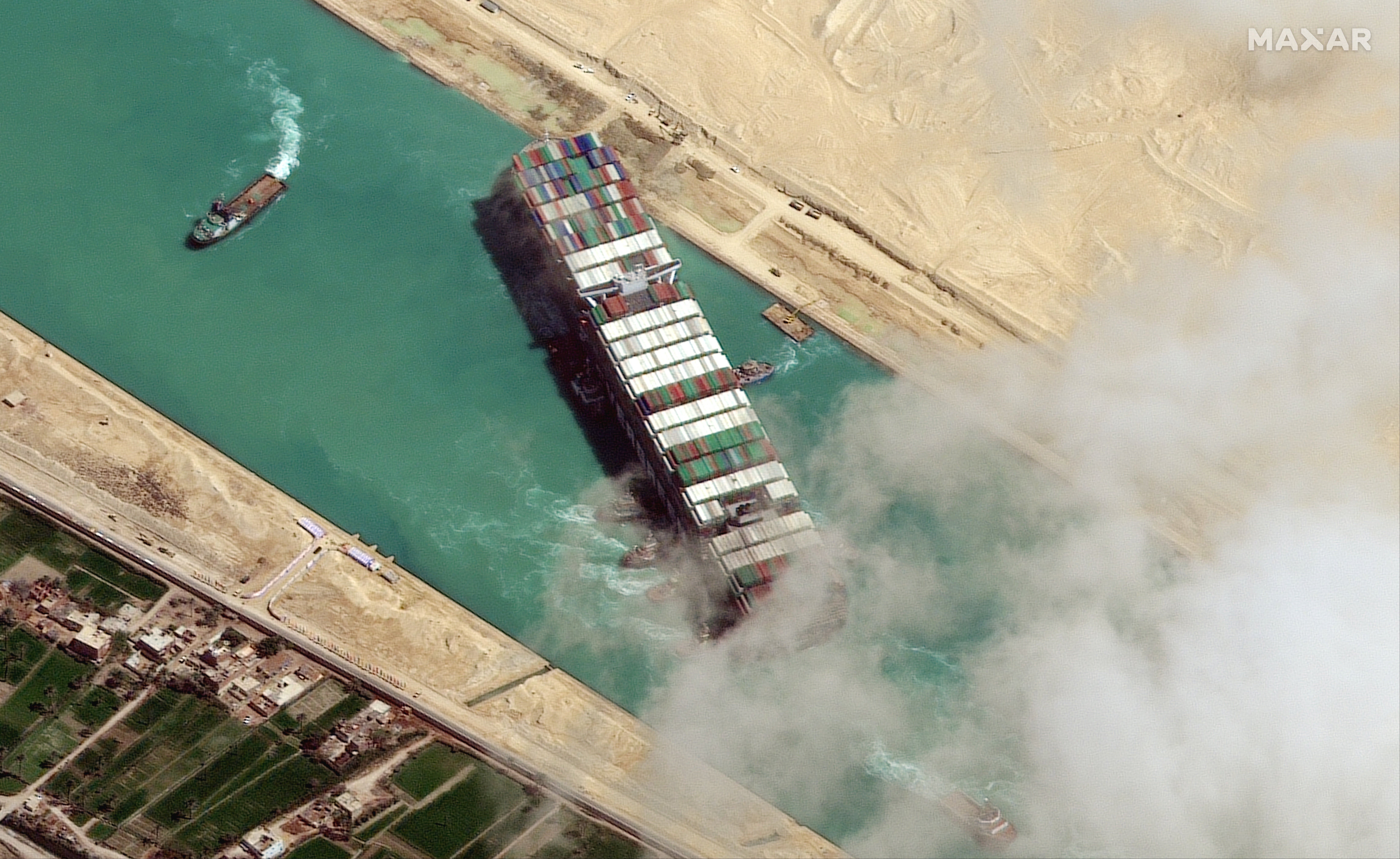 Les conseqüències geopolítiques del bloqueig del Canal de Suez