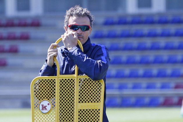Luis Enrique entrenamiento Barça CE FCB