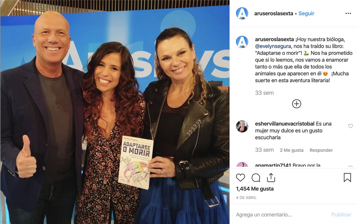 Tatiana Arús amb Alfons i Angie Cárdenas @arucitys