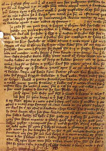 Zaga|Saga de Erik el Roig (siglo XIII), primer documento que relata los viajes europeos en el Nuevo Continente. Fuente Wikimedia Commons