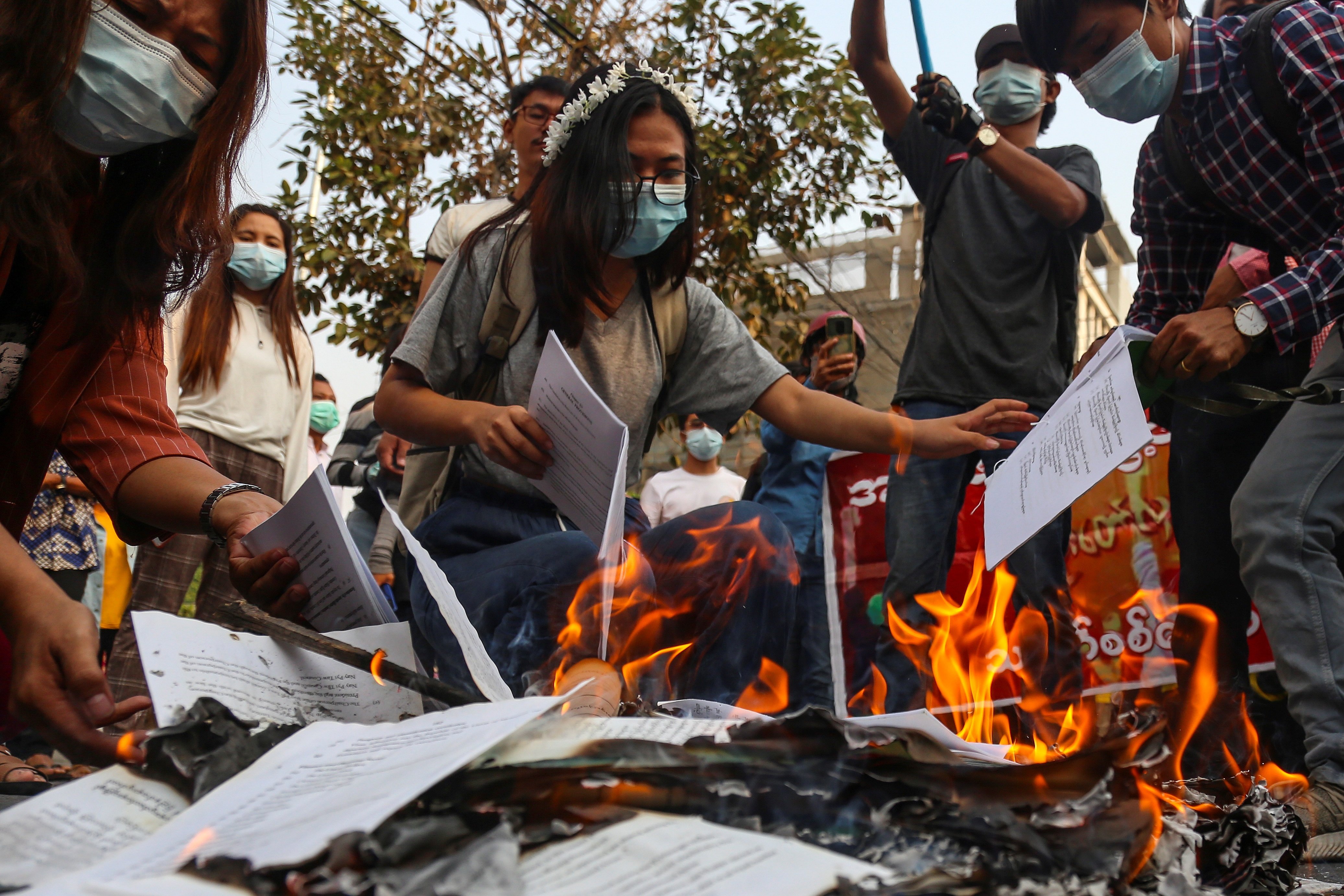 birmania golpe de estado protestas constitucio
