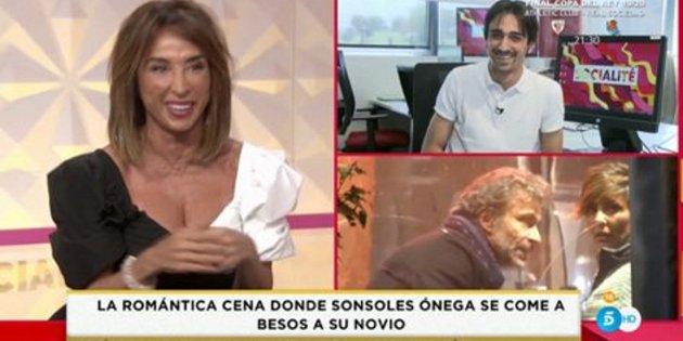 María Patiño Sonsoles Ónega y novio Telecinco