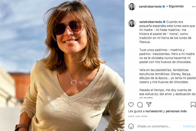 Sandra Barneda, Instagram
