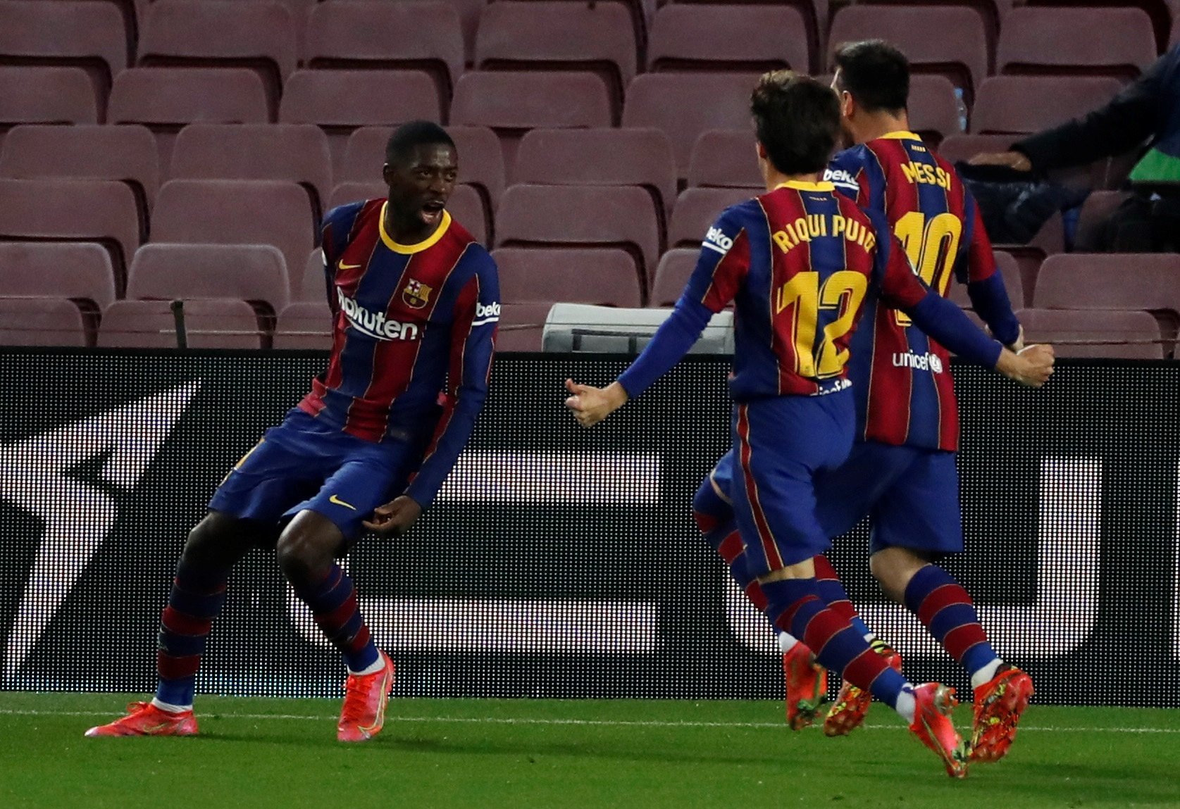 Dembélé tomba el Valladolid i rellança el Barça a la Lliga (1-0)