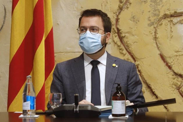 Pere Aragonès Consell Executiu 6 abril 2021Ruben Moreno 