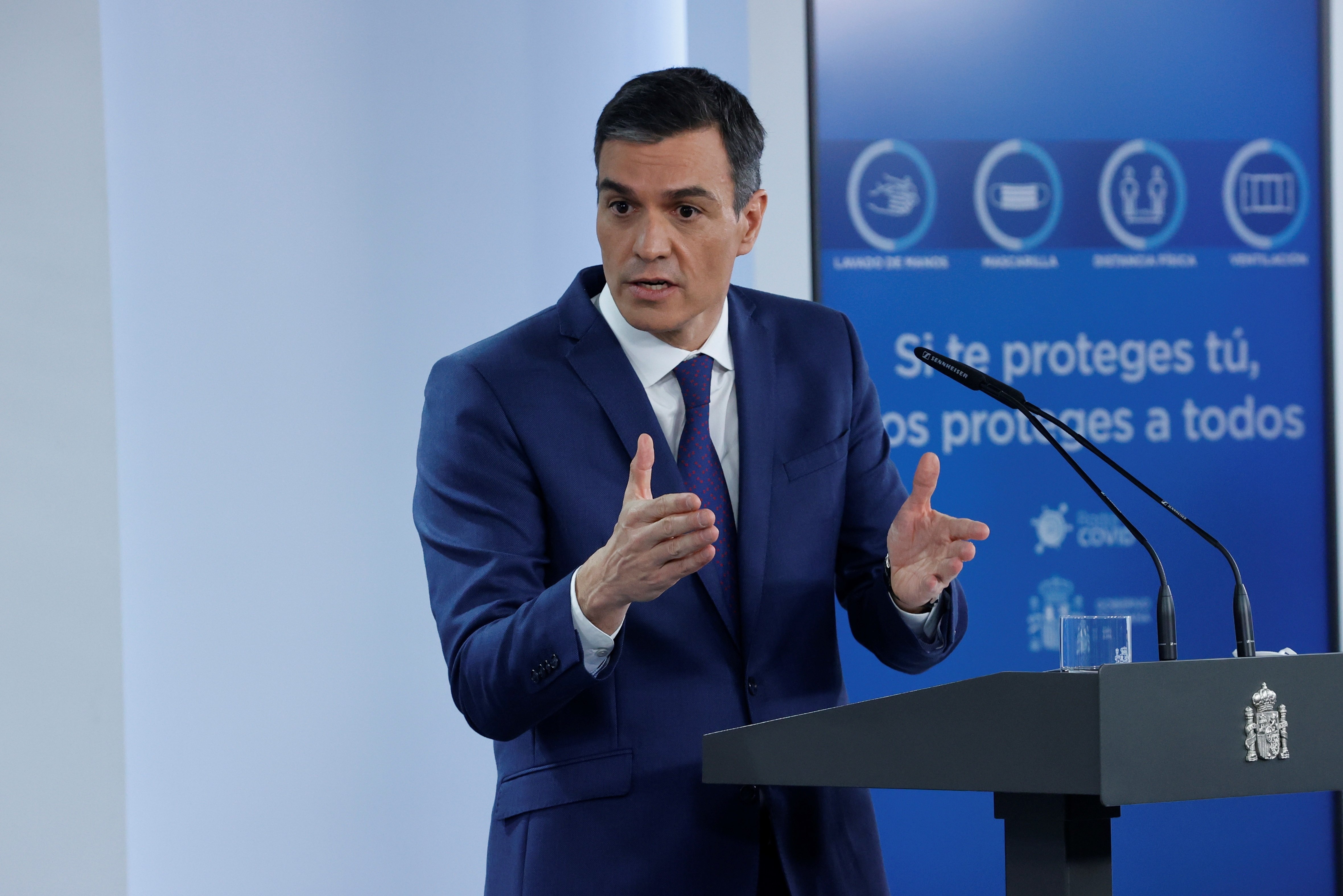 Sánchez promet 33 milions de vacunats a l’agost i no preveu prorrogar l’alarma