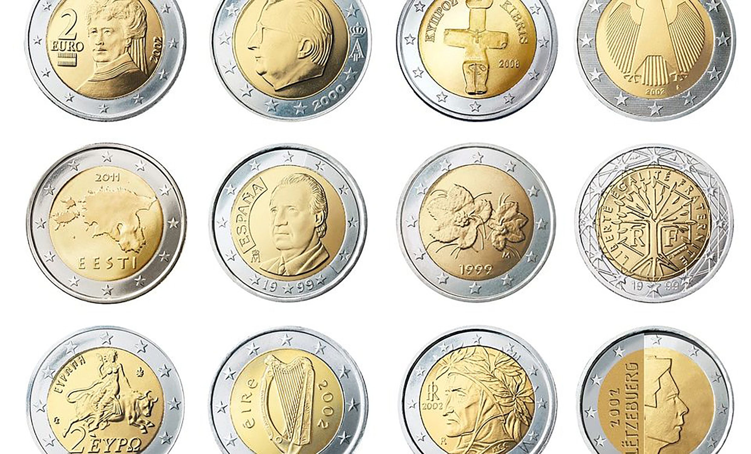 ampliar Galaxia personal Monedas de dos euros: algunas valen una fortuna y otras no valen ni 5  céntimos