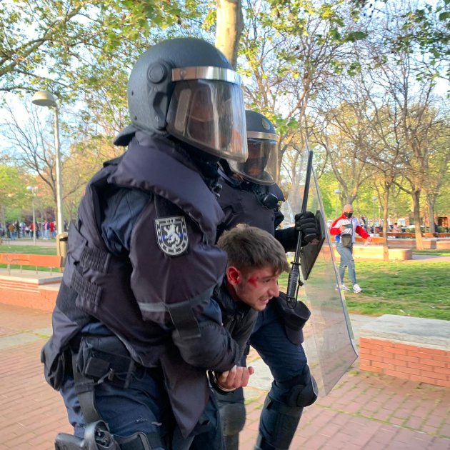 Detenido manifestacion antiVox / Nicolas Tomás