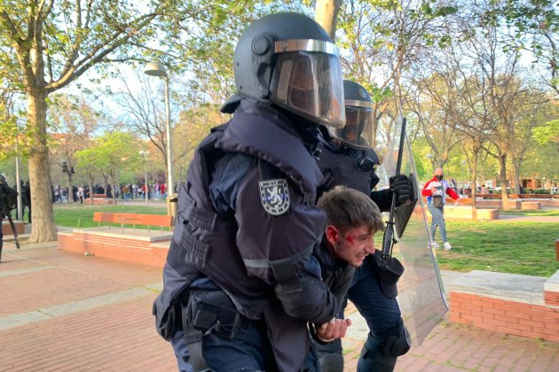 Detenido manifestacion antiVox / Nicolas Tomás