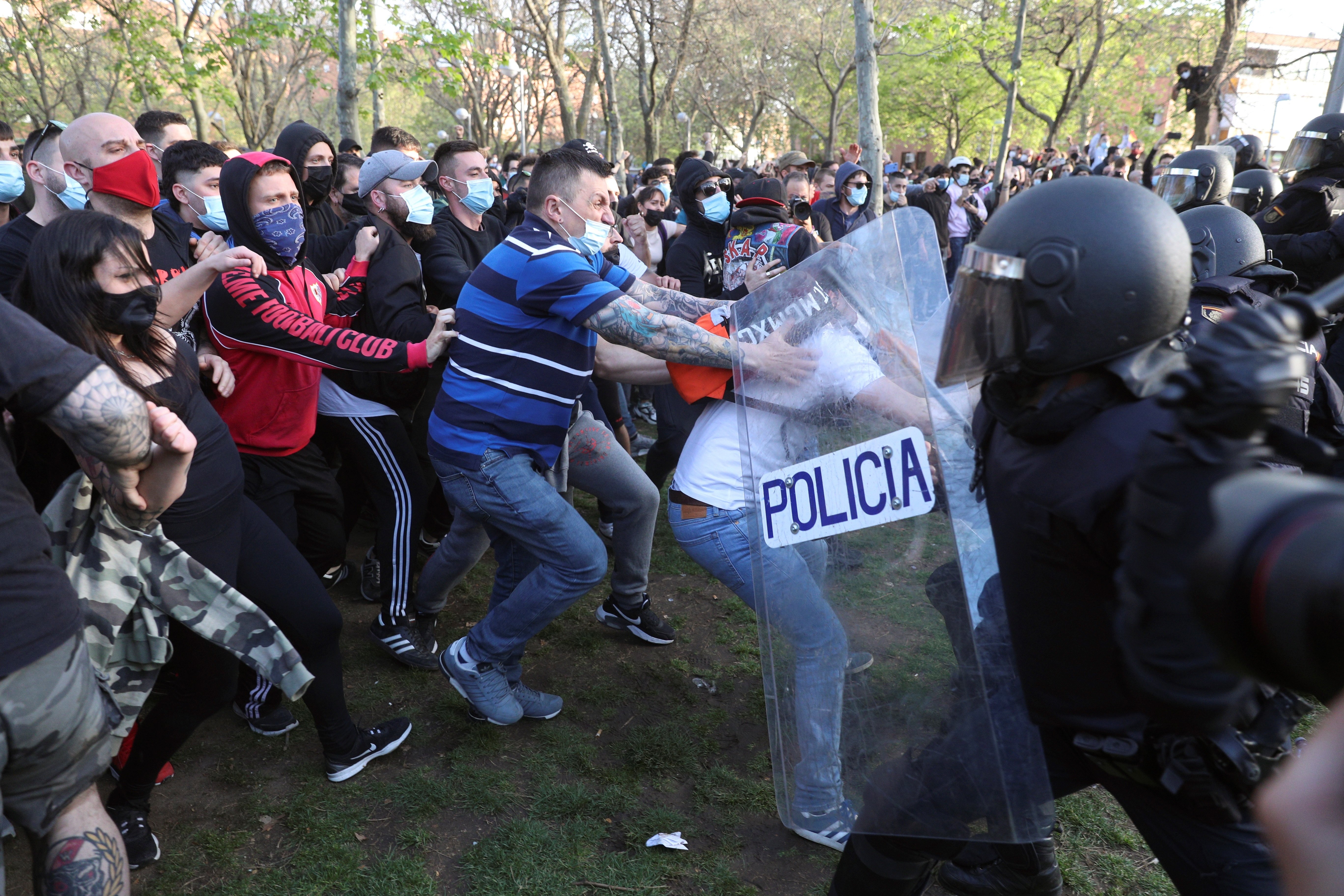 Detinguts un alliberat i un simpatitzant de Podemos pels incidents a Vallecas