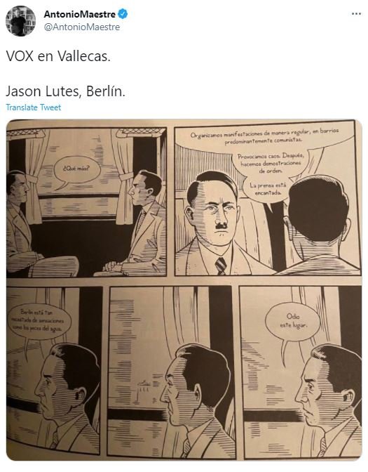 maestre comic hitler