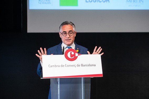 Conseller Empresa Ramon Tremosa acte logística cambra - Cambra de Barcelona