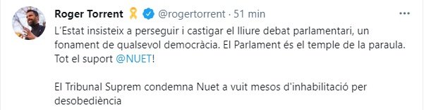 TUIT Roger Torrent Joan Josep Nuet