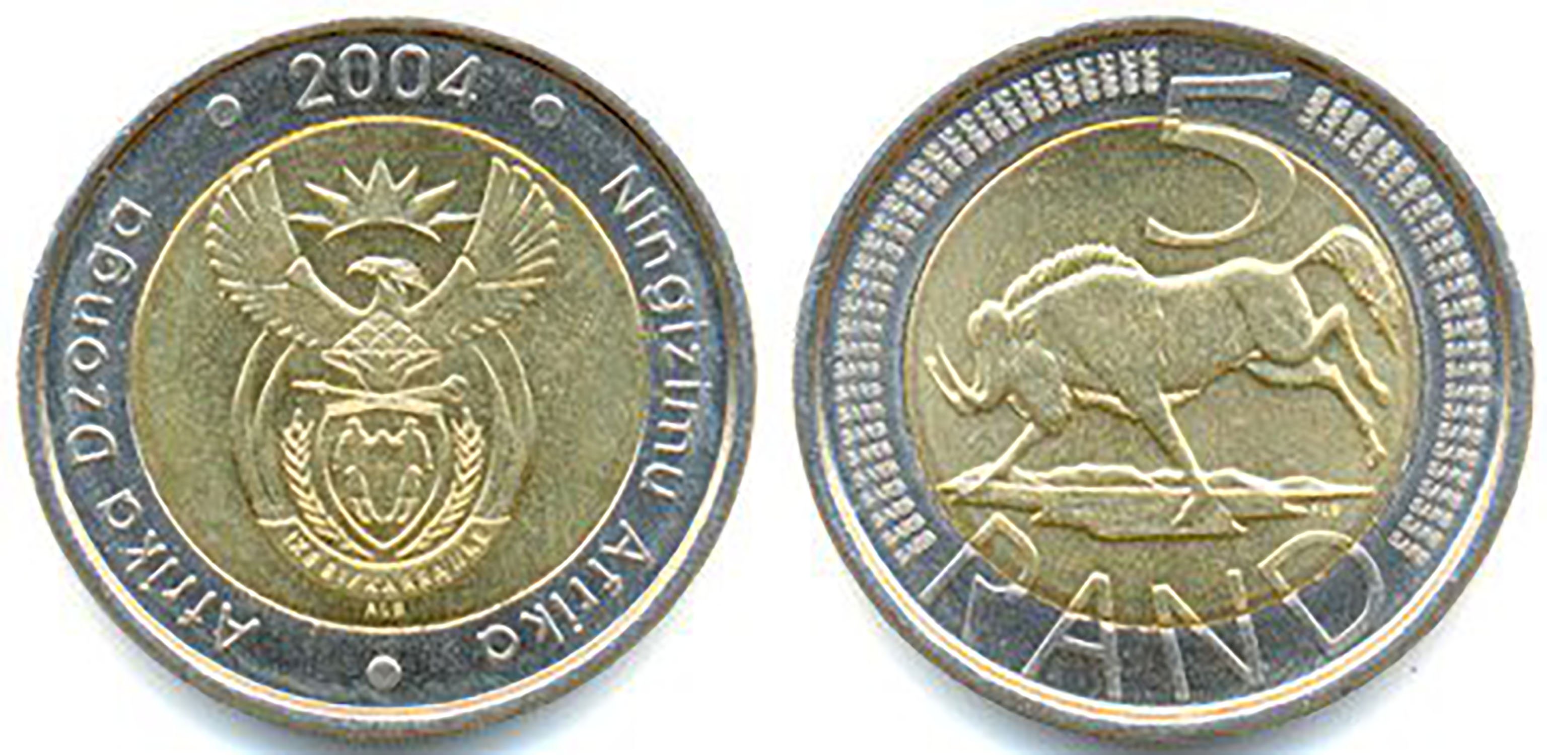 Moneda dos Euros -  SudAfrica