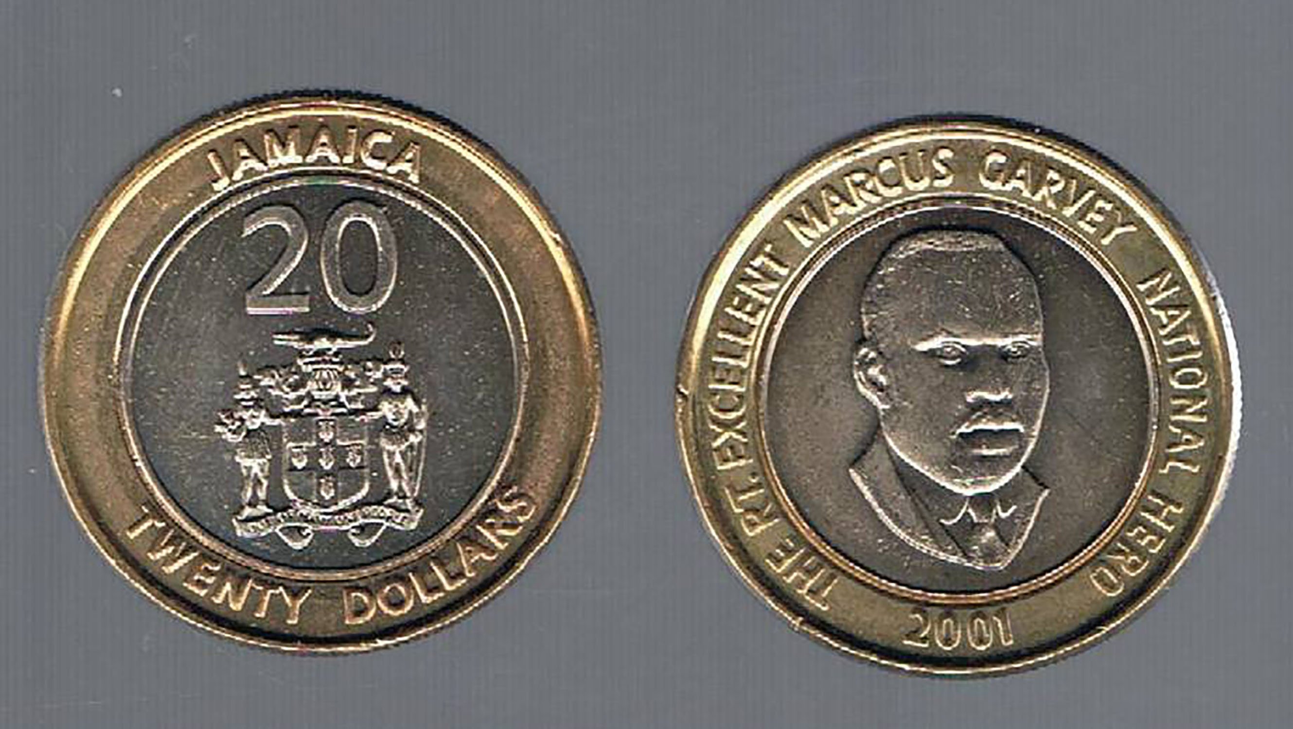 Moneda dos Euros - Jamaica