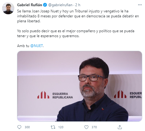TUIT Rufian inhabilitación nuet