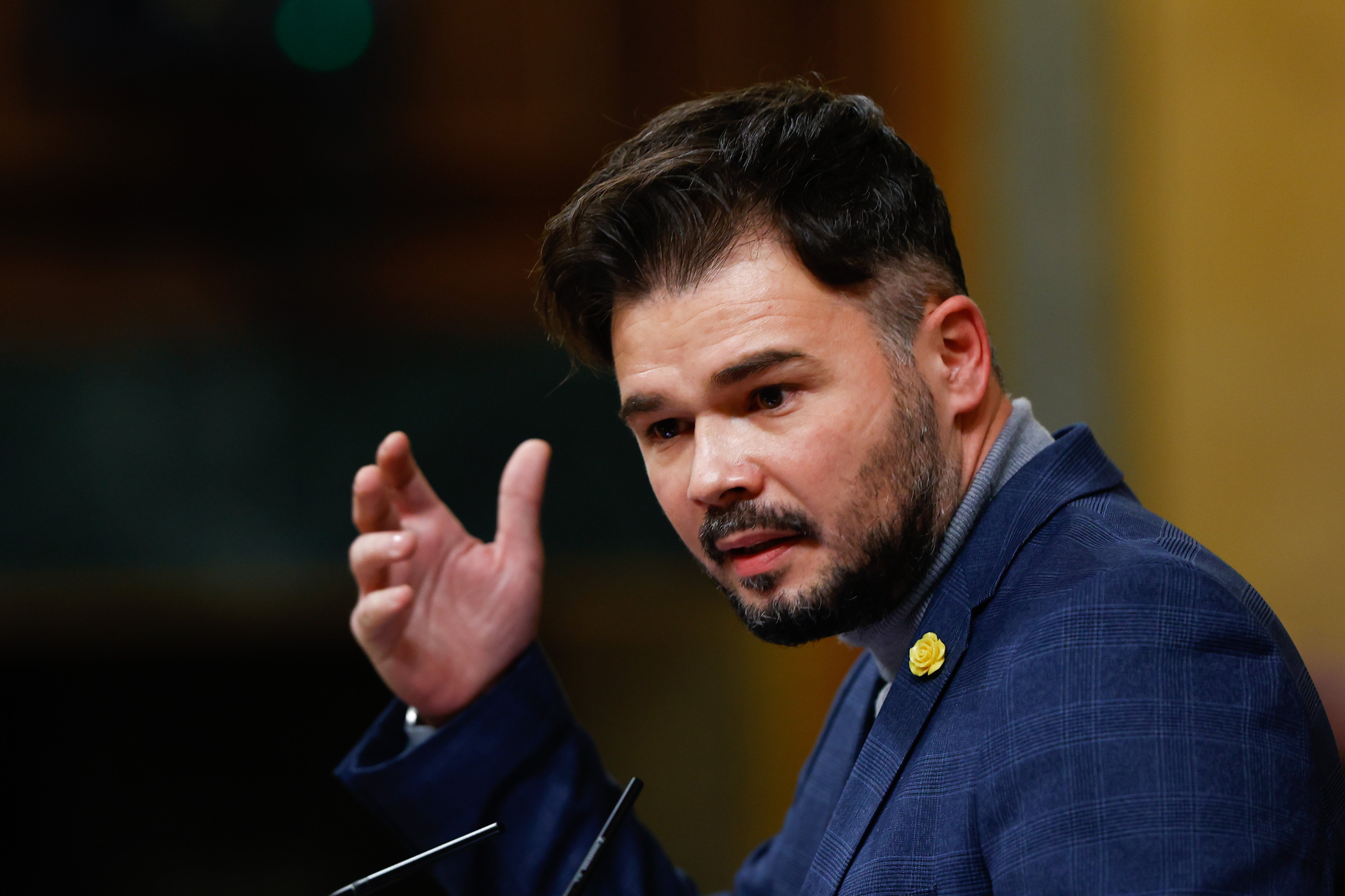 Rufián, contundent pel nou Govern: "Prou!"