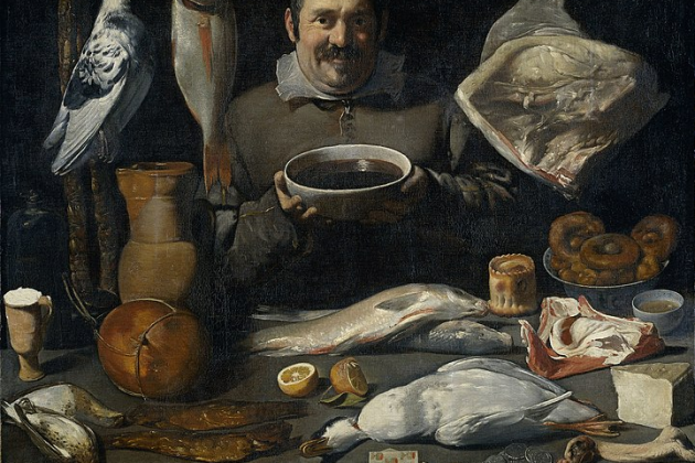 Representación pictórica de un cocinero (circa 1625). Anonim. Font Boymans Van Beuningen. Róterdam