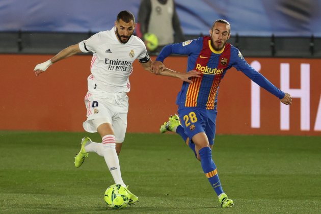 Benzema Mingueza Barça Reial Madrid EFE