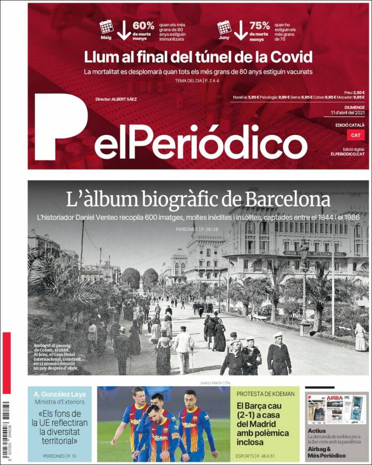 elperiodico llevada|traída 11 abril