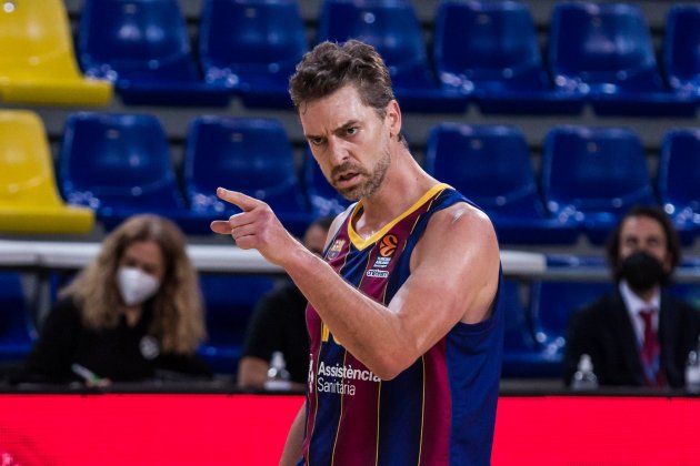 Pau Gasol enfadado Barca EuropaPress