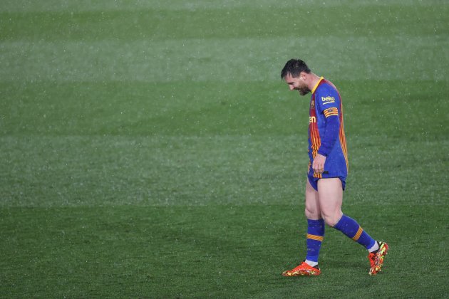 Leo Messi trist el Clàssic EFE