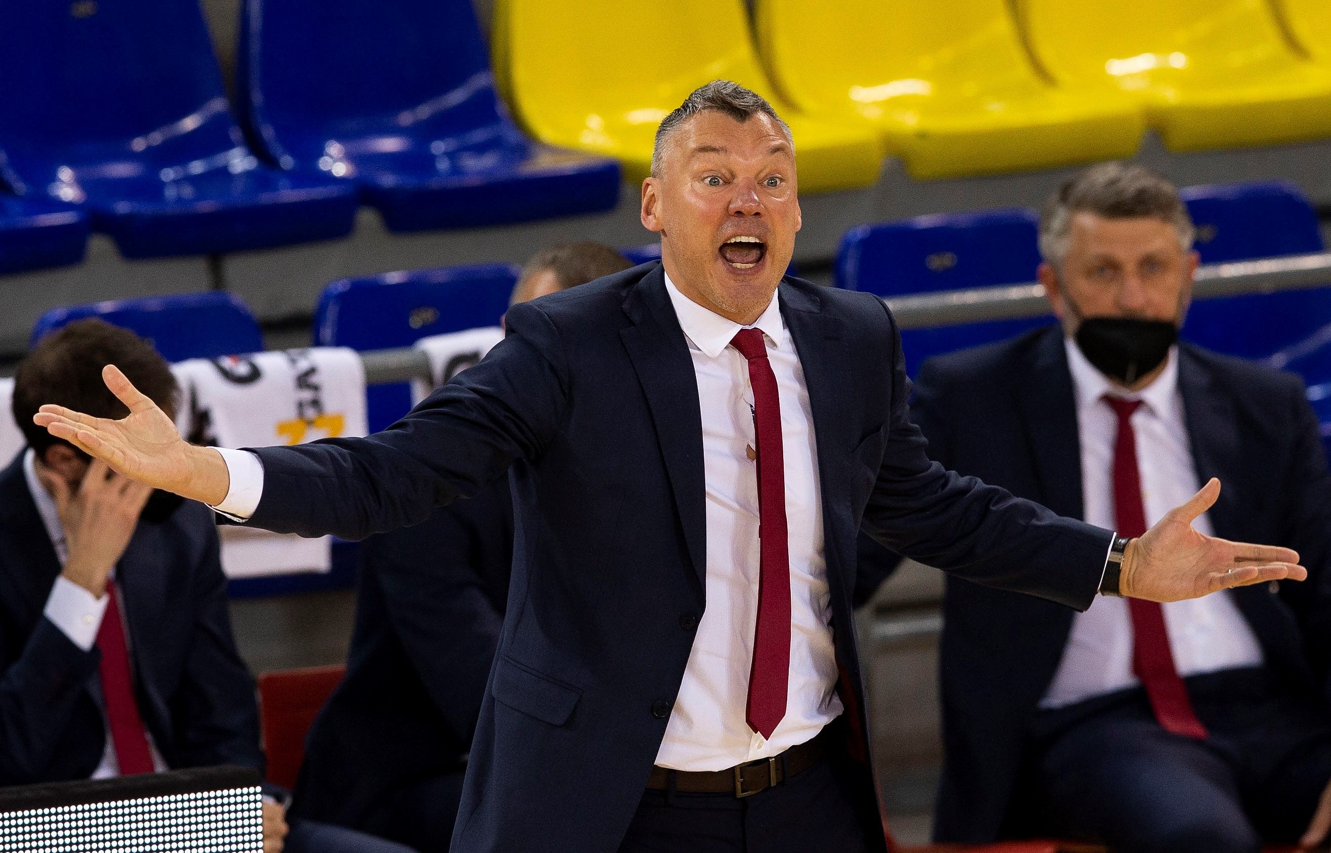 Jasikevicius se moja: "En Catalunya la gente tiene que poder decidir su futuro"