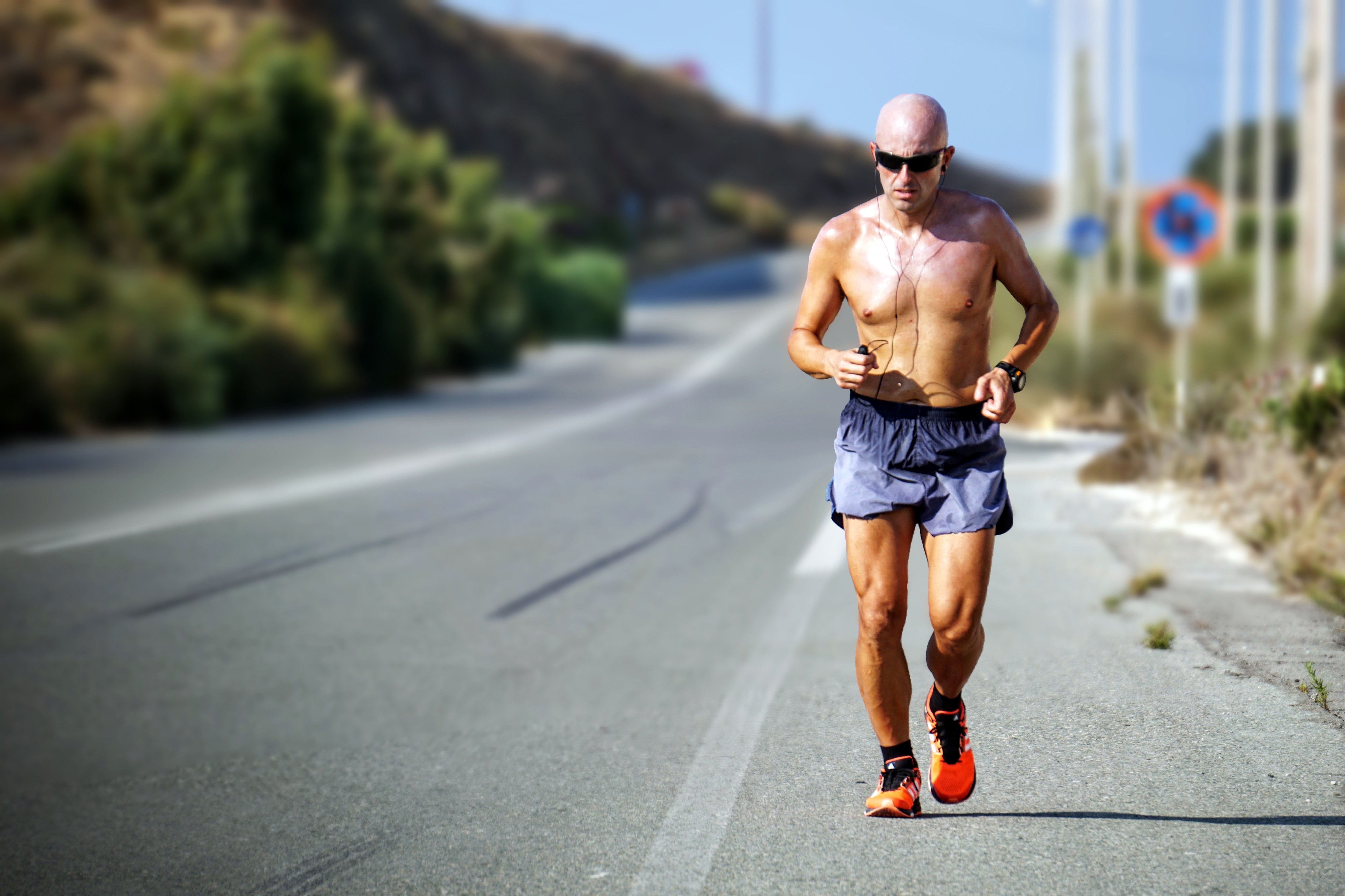 Hombre corriendo