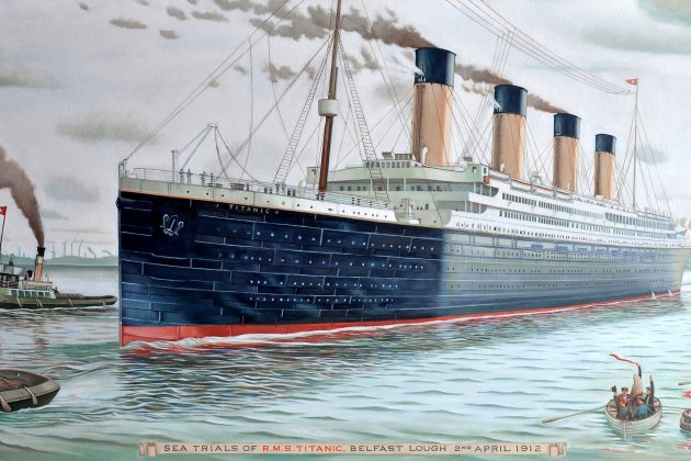 Sea Trials of RMS Titanic, 2nd of April 1912