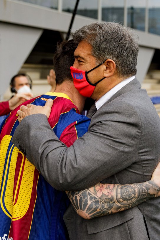 Messi Joan Laporta / FC Barcelona