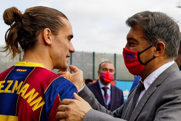 Griezmann Joan Laporta / FC Barcelona