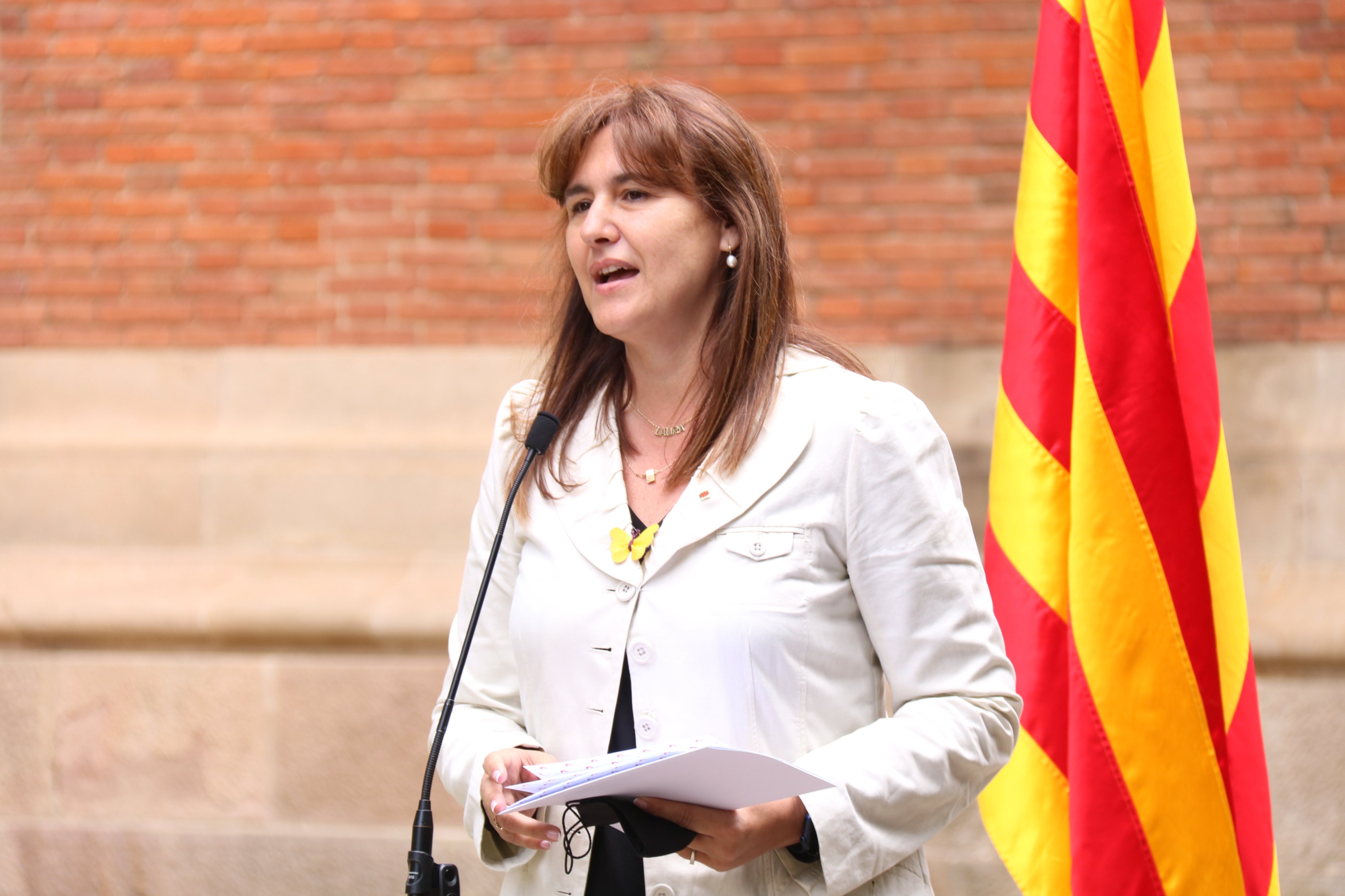 Borràs reivindica el "Estado catalán" de Macià en el homenaje a los republicanos