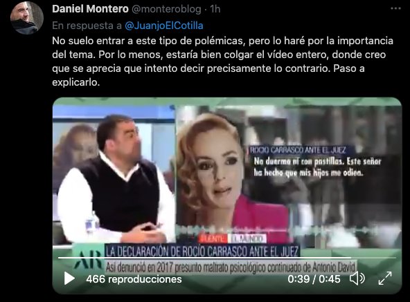 tuit Dani Montero