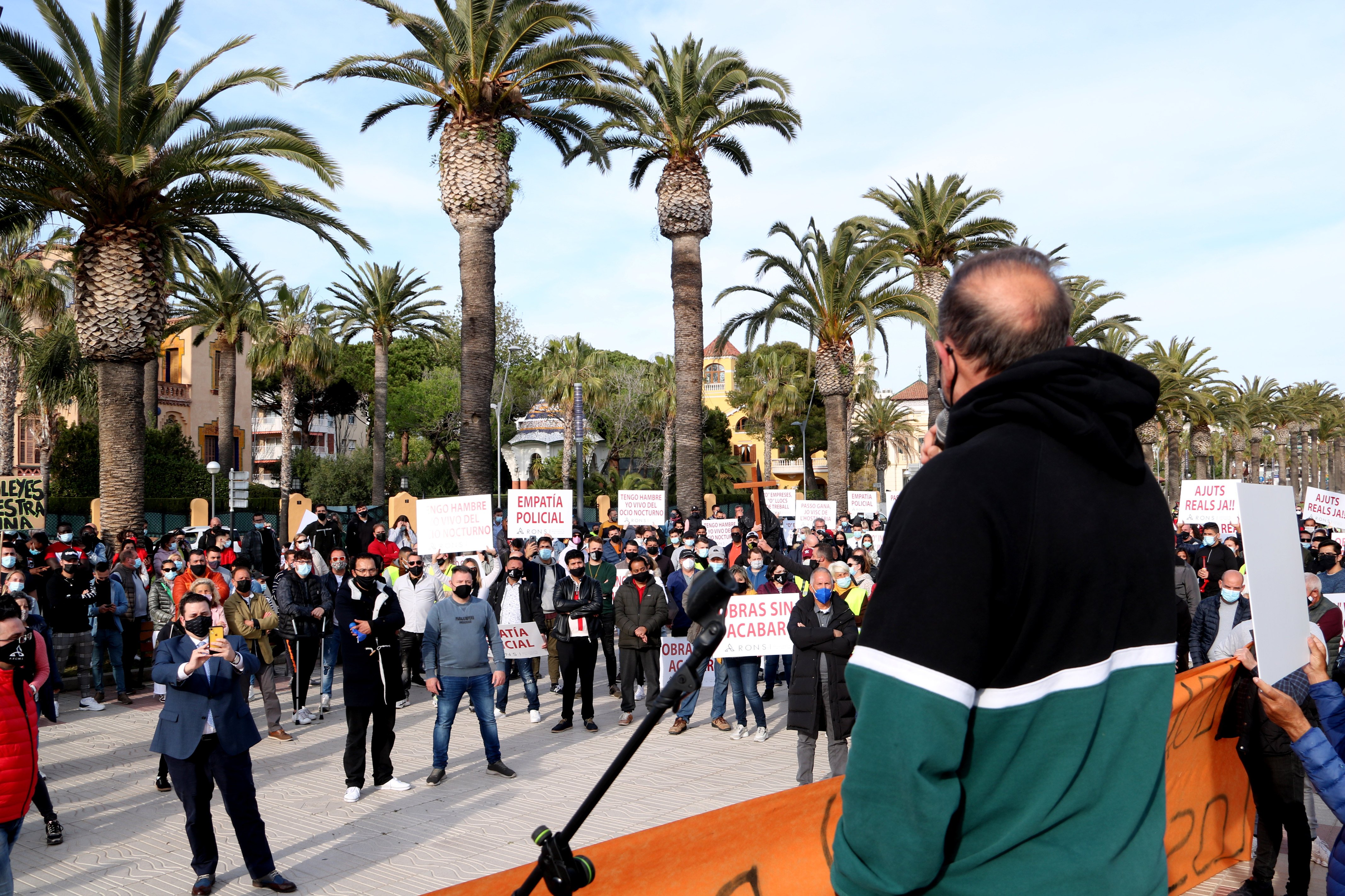 eduardo abenojar manifestacion salou - acn