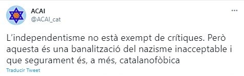 ACAI Nazismo TUIT