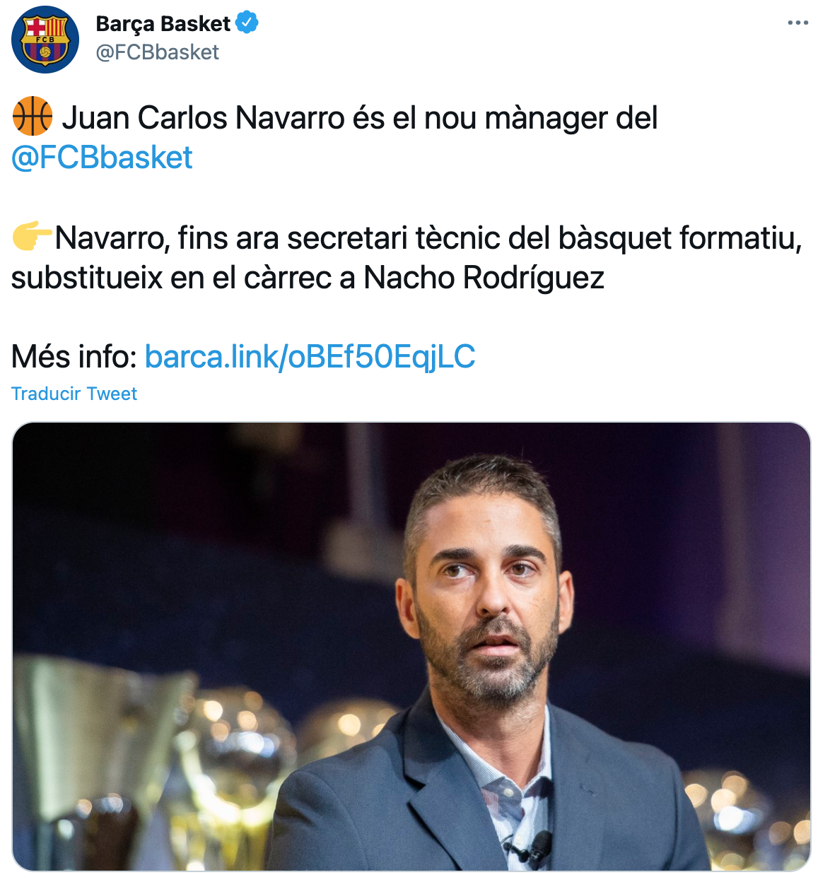TUIT Juan Carlos Navarro Barca basquet