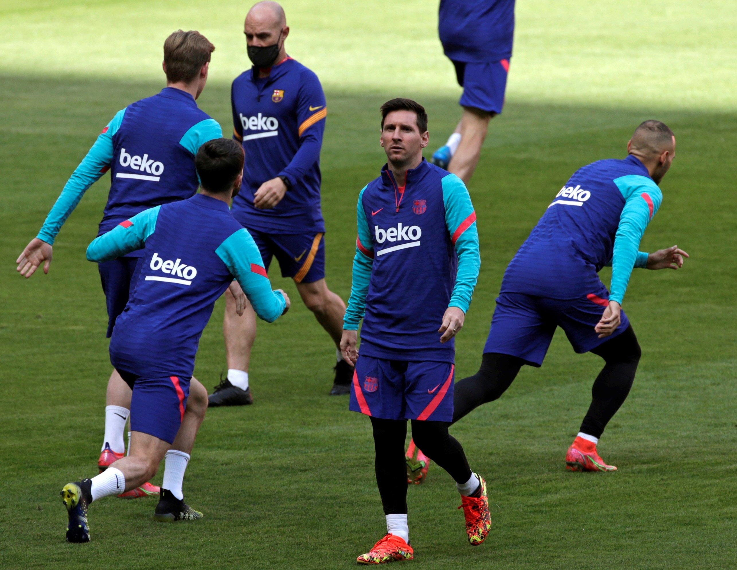 Barça Messi entrenamiento Copa EFE