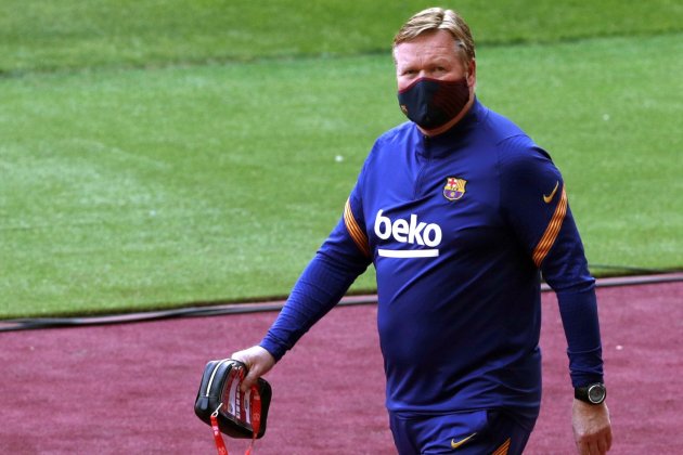 Barça Koeman entrenamiento Copa EFE