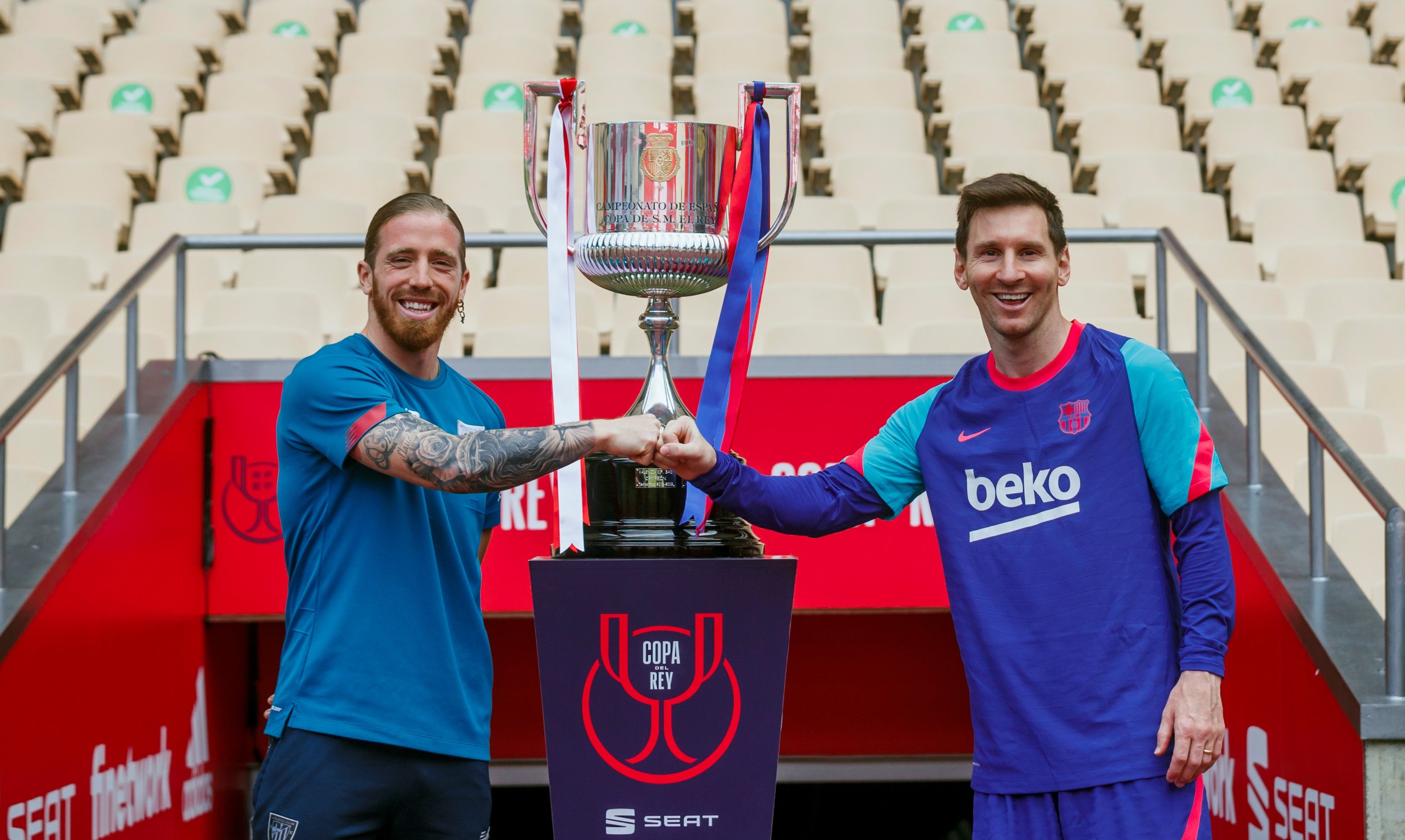 El Barça busca ante el Athletic su 31ª Copa del Rey y un impulso para la Liga